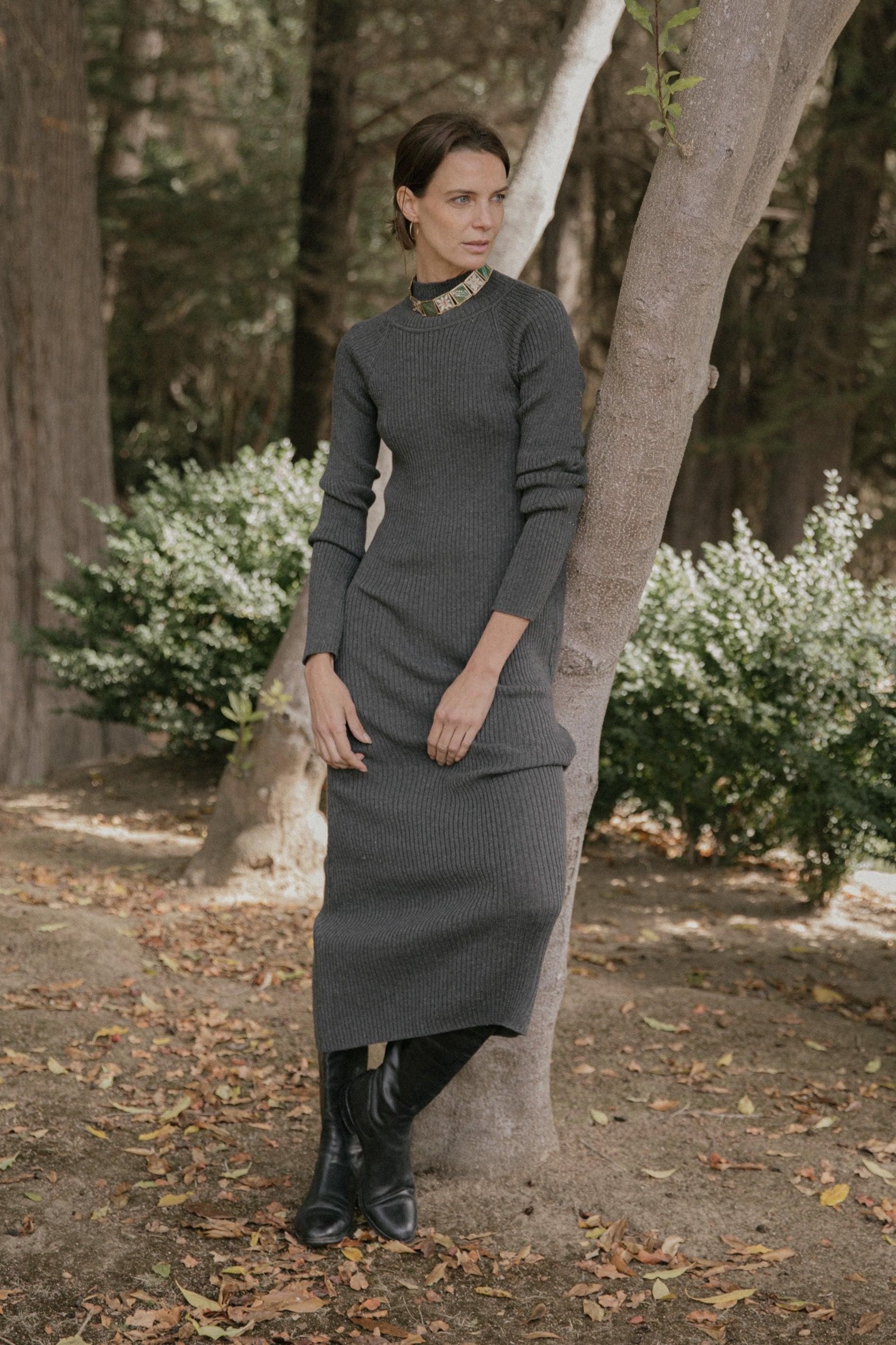 Vestido Linz · Gris Marengo