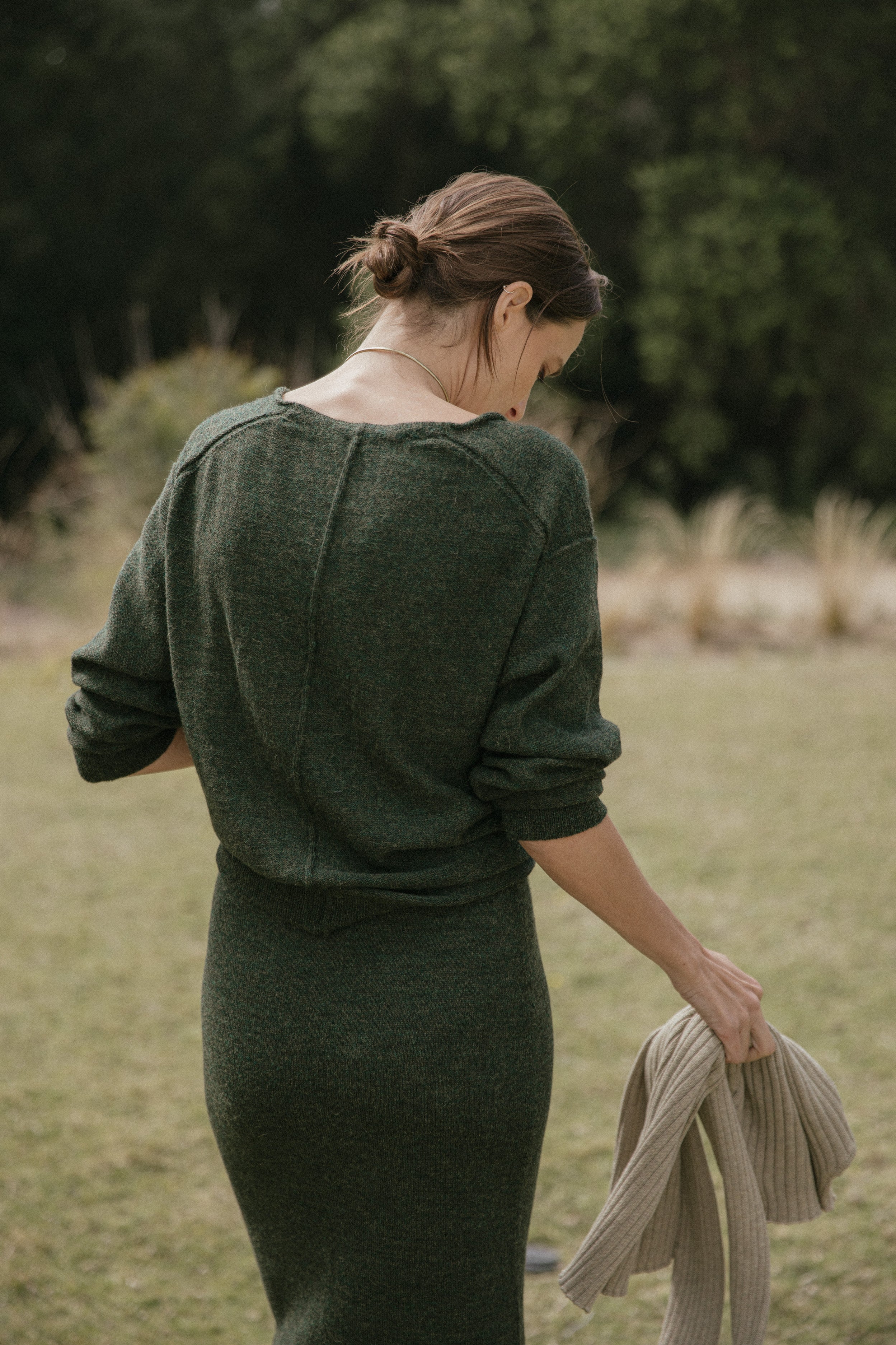 Cardigan Viena · Verde Pino