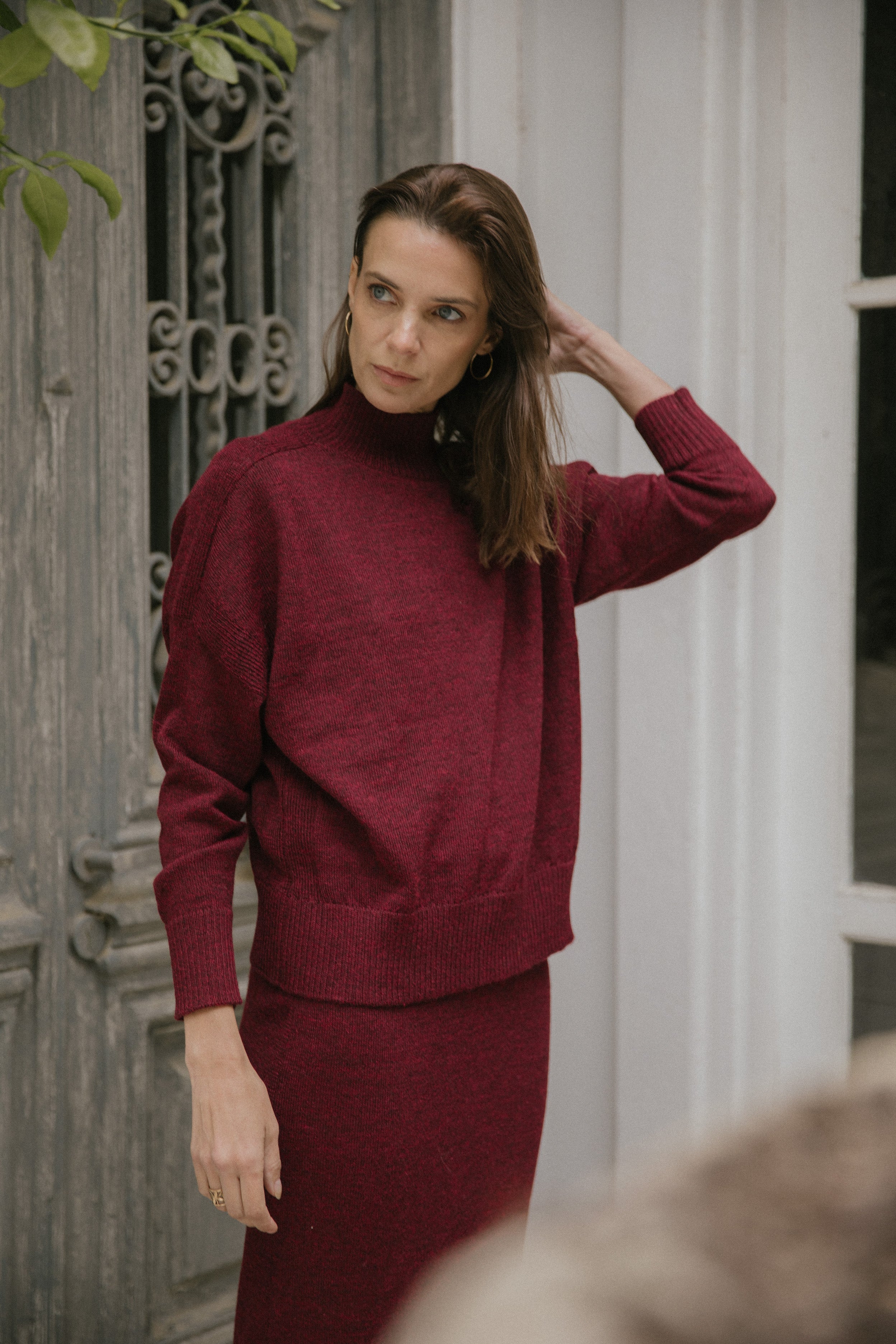 Sweater Viena · Cranberry