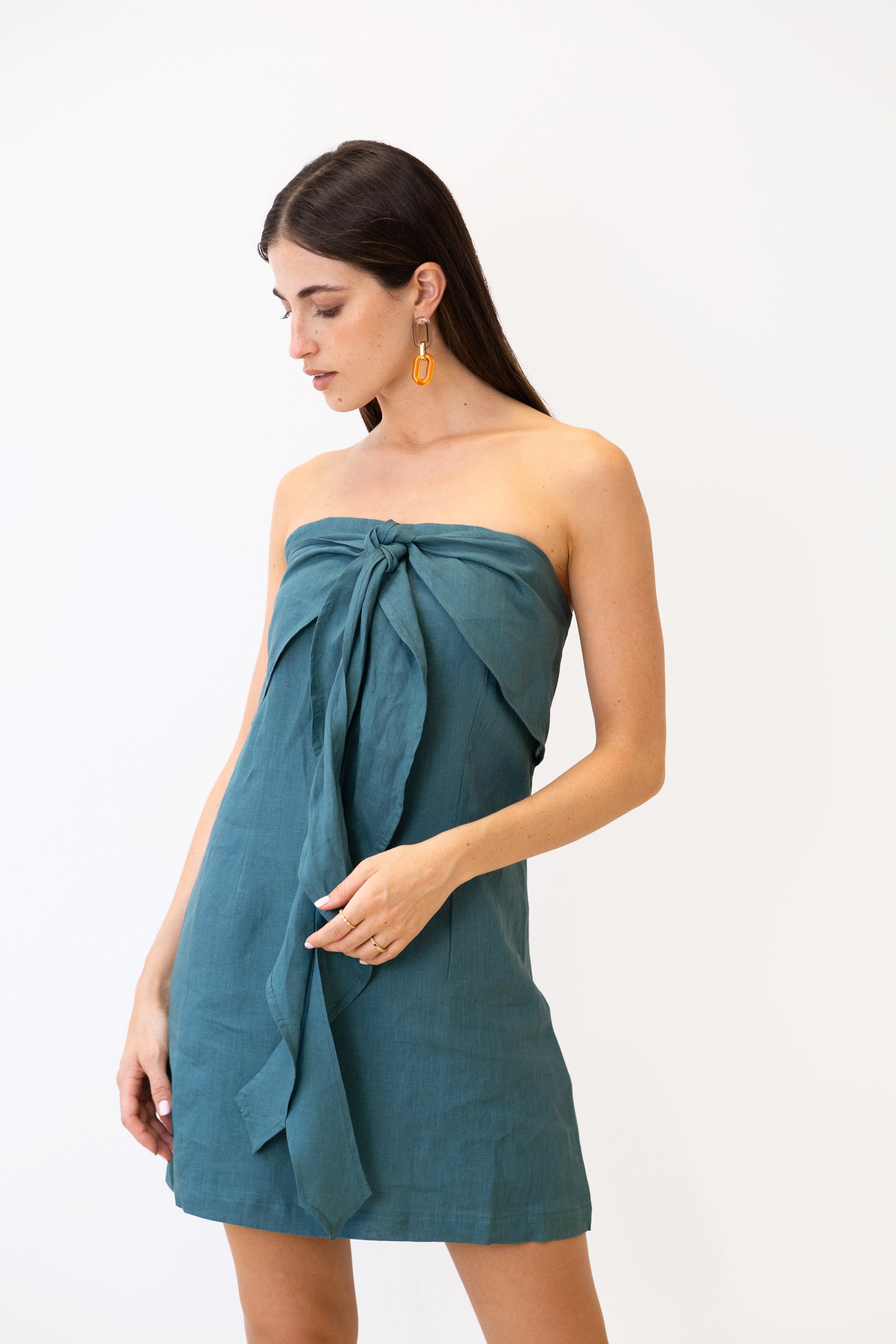 Mini Vestido Rio  · Petroleo