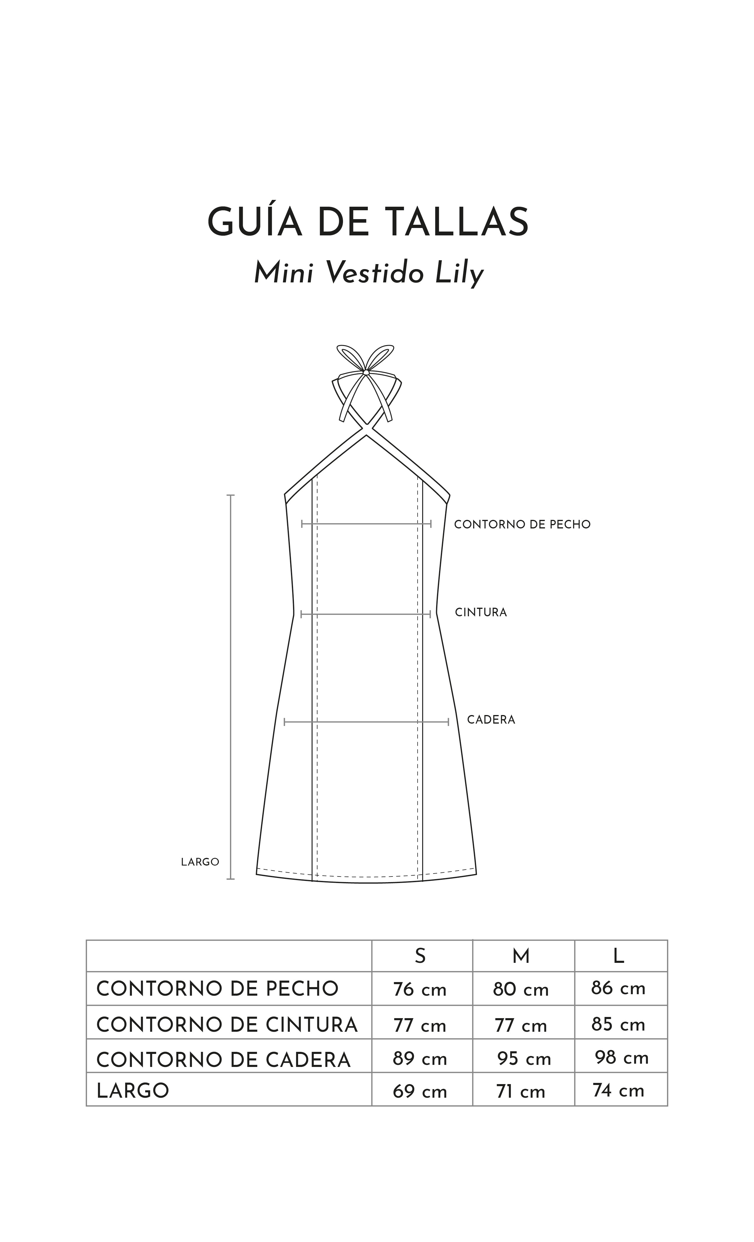 Mini Vestido Lily · Ambar
