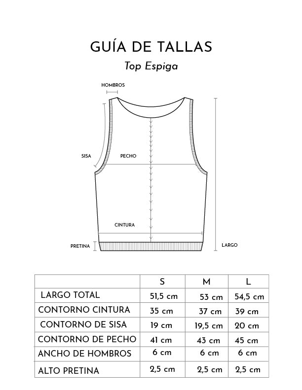 Top Espiga · Taupe
