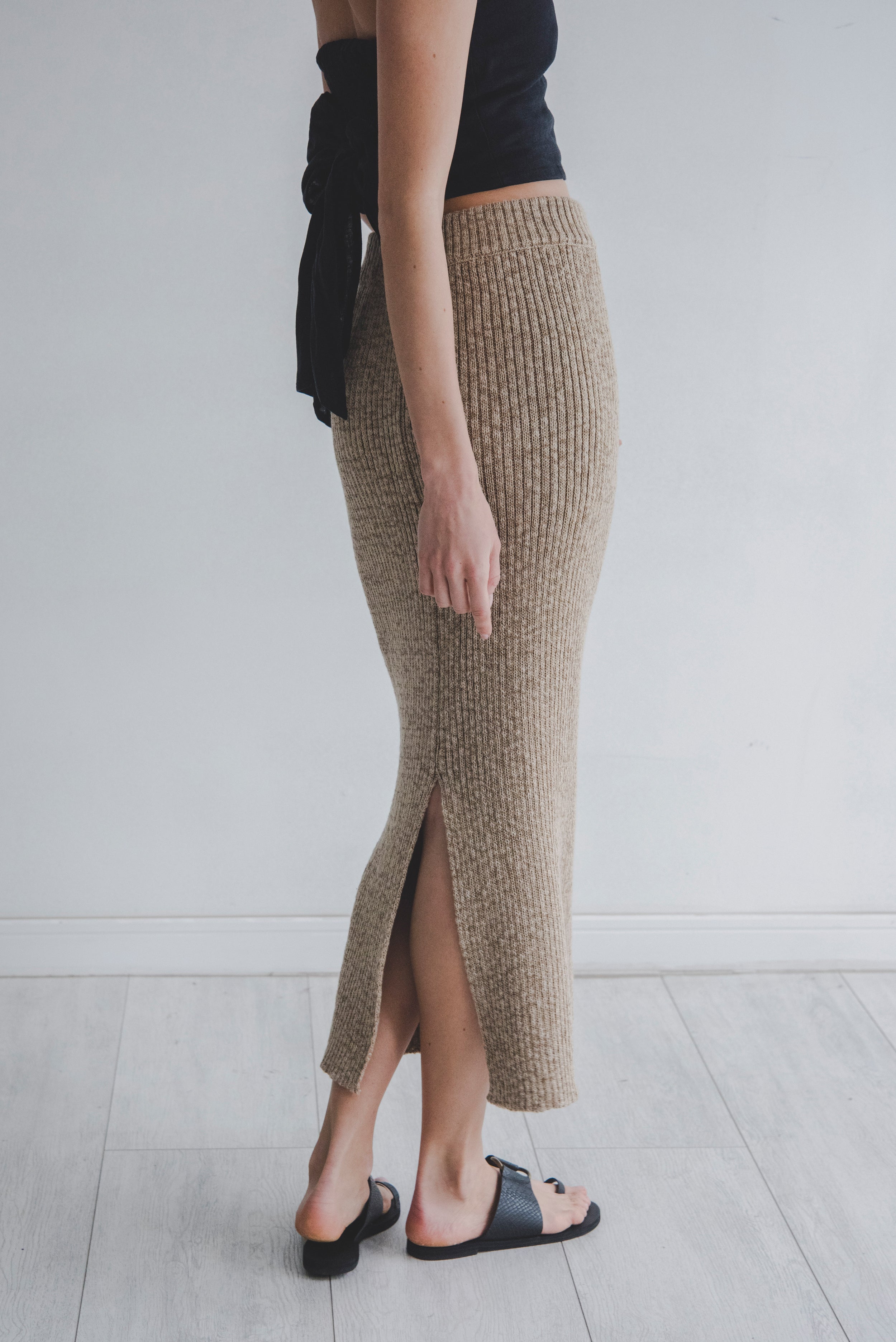 Falda Sici · Caramelo