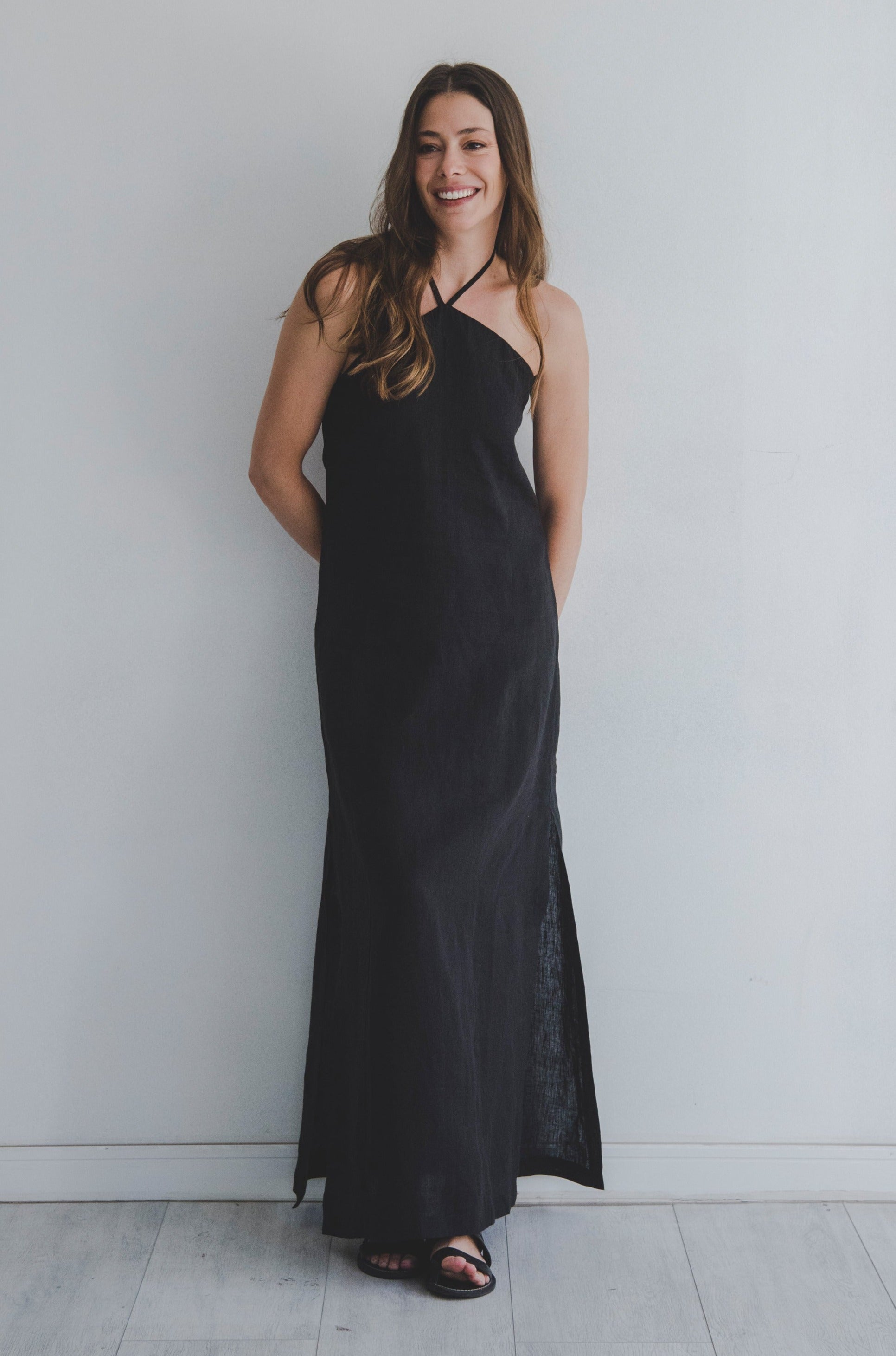 Maxi Vestido Lily  · Negro