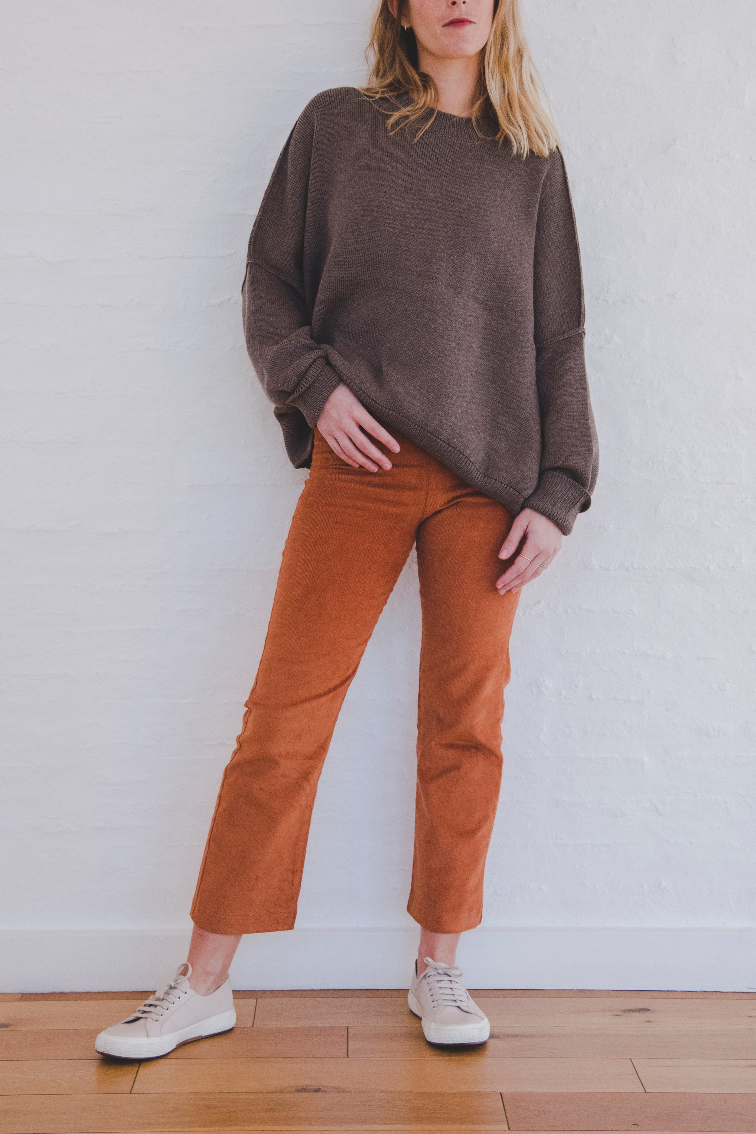 Pantalon Color Outfit Blusa Color Ladrillo Pantal N Outlet Ferrioni