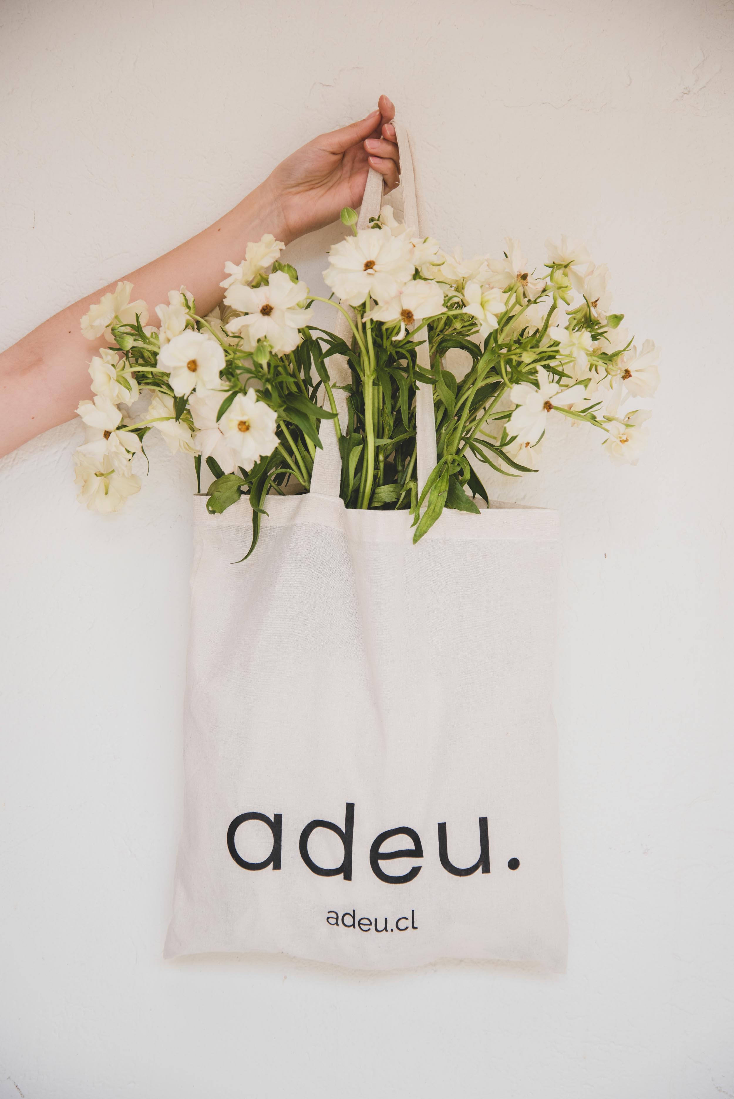 Tote Bag Adeu 100% Algodón