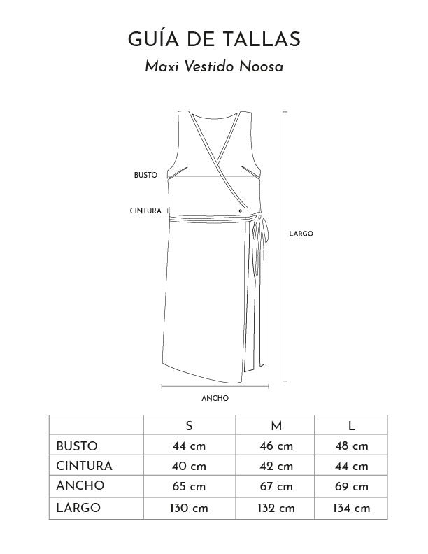 Maxi Vestido Noosa  · Negro