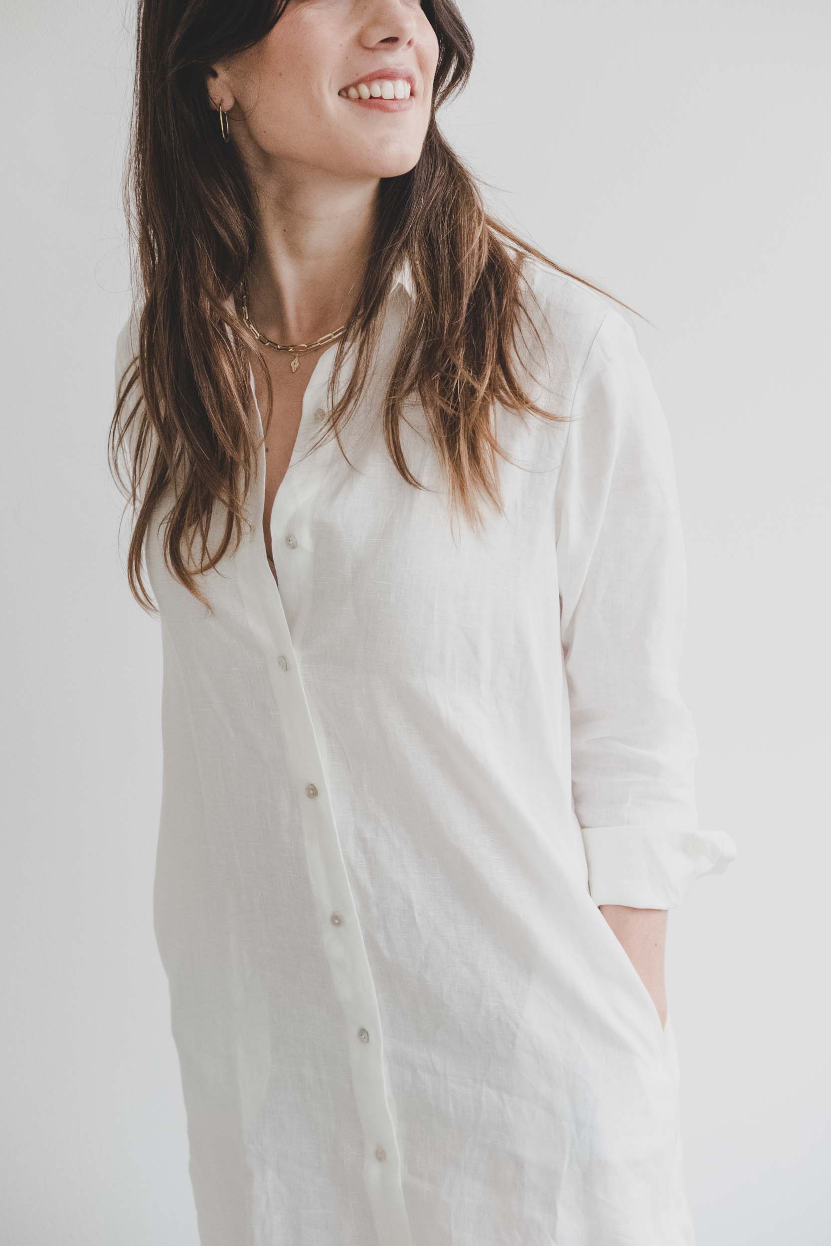 Camisa Roma · Blanco