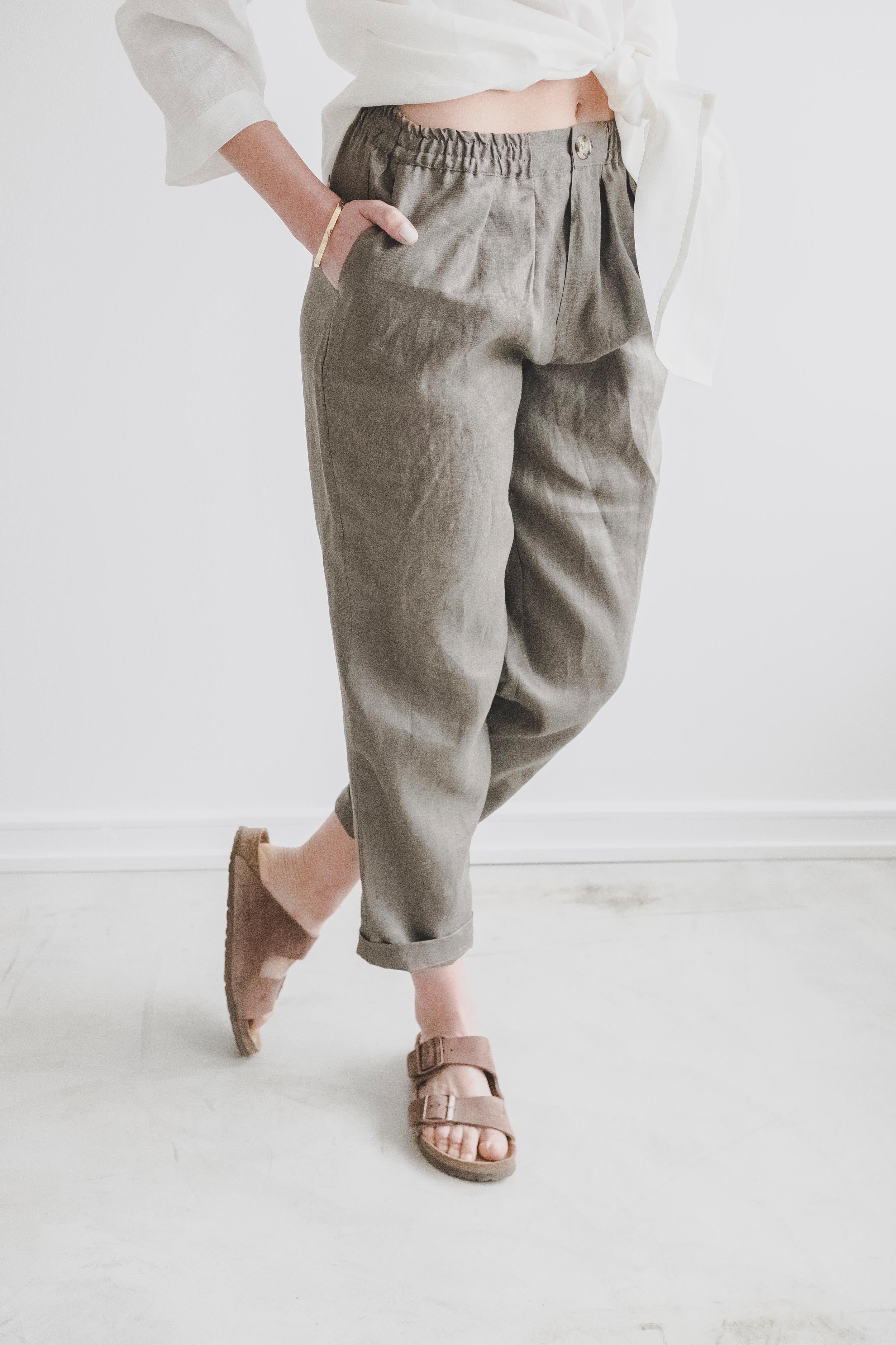 Pantalón Baggy · Taupe